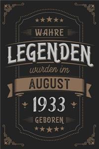 Wahre Legenden wurden im August 1933 geboren