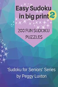 Easy Sudoku in big print 2