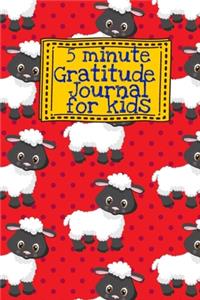 5 Minute Gratitude Journal for Kids