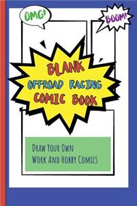 Blank Offroad Racing Comic Book