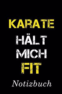 Karate Hält Mich Fit Notizbuch