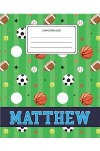 Composition Book Matthew