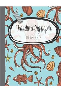 Handwriting paper notebook
