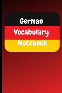 German Vocabulary Notebook