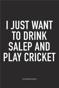 I Just Want to Drink Salep and Play Cricket