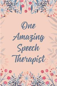 One Amazing Speech Therapist