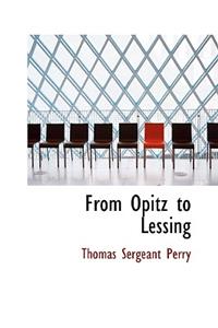 From Opitz to Lessing