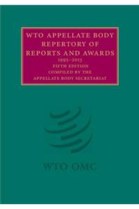 Wto Appellate Body Repertory of Reports and Awards 2 Volume Hardback Set