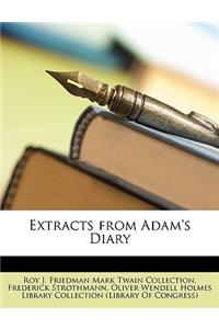 Extracts from Adam's Diary