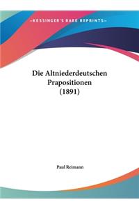 Die Altniederdeutschen Prapositionen (1891)