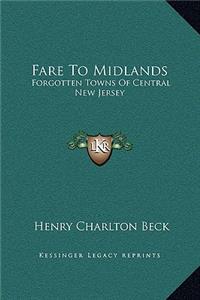 Fare To Midlands