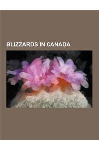 Blizzards in Canada