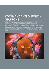 Voci Mancanti Di Fonti - Giappone