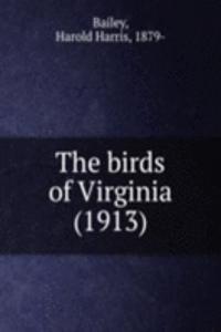 THE BIRDS OF VIRGINIA 1913