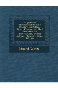 Allgemeine Himmelskunde