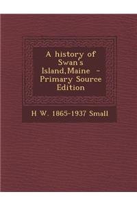 A History of Swan's Island, Maine