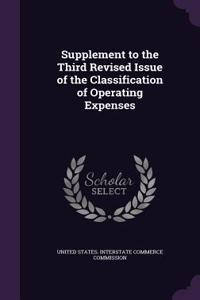 Supplement to the Third Revised Issue of the Classification of Operating Expenses