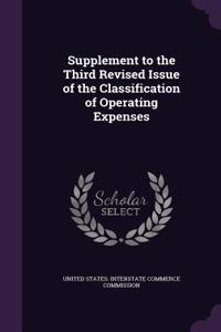 Supplement to the Third Revised Issue of the Classification of Operating Expenses