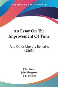 Essay On The Improvement Of Time
