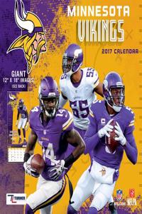 Cal 2017 Minnesota Vikings 2017 12x12 Team Wall Calendar