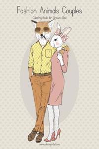 Fashion Animals Couples Coloring Book for Grown-Ups 1