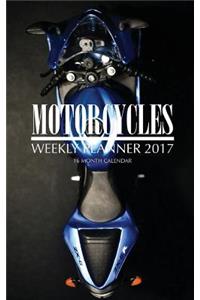Motorcycles Weekly Planner 2017