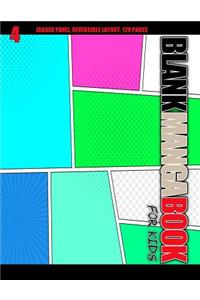 Blank Manga Book for Kids 4