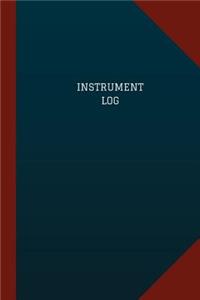 Instrument Log (Logbook, Journal - 124 pages, 6