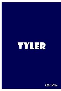 Tyler - Blue Notebook / Extended Lines / Soft Matte Cover