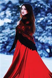 Red Maiden in Winter Any Day Planner Notebook