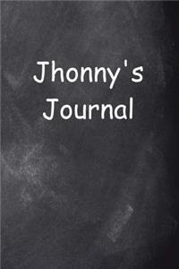 Jhonny Personalized Name Journal Custom Name Gift Idea Jhonny