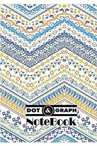 Ethnic Pattern Notebook: Dot-grid, Graph; Pocket Notebook / Journal / Diary
