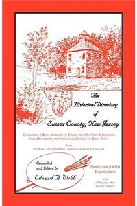 The Historical Directory of Sussex County, New Jersey