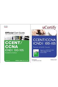 Ccent Icnd1 100-105 Pearson Ucertify Course and Textbook Academic Edition Bundle