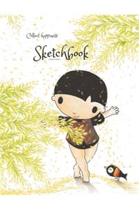 Collect happiness sketchbook(Drawing & Writing)( Volume 11)(8.5*11) (100 pages)