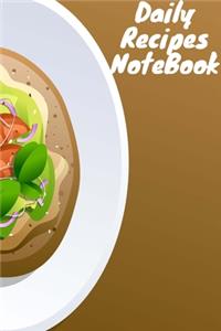 Daily Recipes NoteBook