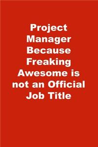 Project Manager Because Freaking Awesome is not an Official Job Title