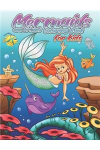 Mermaids and friends Coloring Book