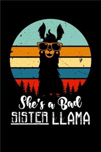 She's a Bad Sister Llama !