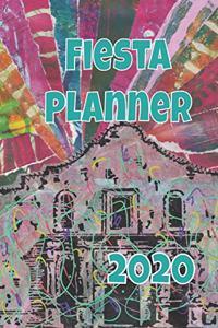 Fiesta Planner 2020: Colorful Fiesta Mission Design Weekly Monthly Calendar 12 Month Diary Date Book, Appointment Schedule, Handy Purse or Pocket Organizer