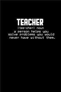 Teacher definition
