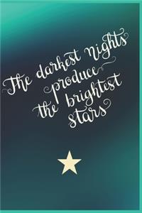 The Darkest Nights Produce the Brightest Stars