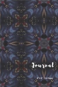 Journal/Notebook.: 6" x 9" - 124 Pages - Lined Blank Pages Journal