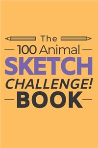 100 Animal Sketch Challenge Book