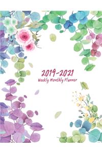 2019-2021 Weekly Monthly Planner: Daily Planner Three Year, Agenda Schedule Organizer Logbook and Journal Personal, 36 Months Calendar, 3 Year Appointment, 8.5" x 11", 154 Pages