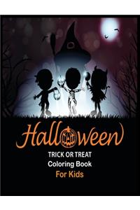 Halloween Trick or Treat Coloring Book for Kids