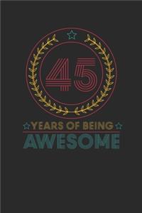 45 Years Of Being Awesome