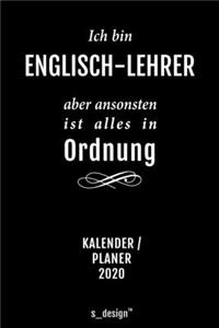 Kalender 2020 für Englisch-Lehrer