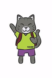School Cat Notebook