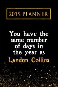 2019 Planner: You Have the Same Number of Days in the Year as Landon Collins: Landon Collins 2019 Planner